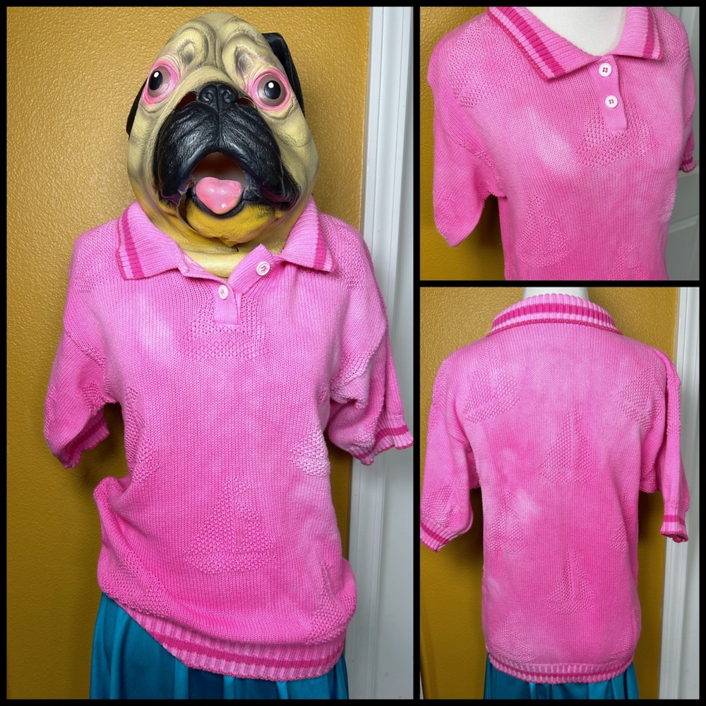 Cutesy, VINTAGE sailboat sweater!!